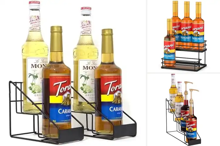 Detailed view of 10 Best 750ml Coffee Syrup Racks for a Tidy Counter