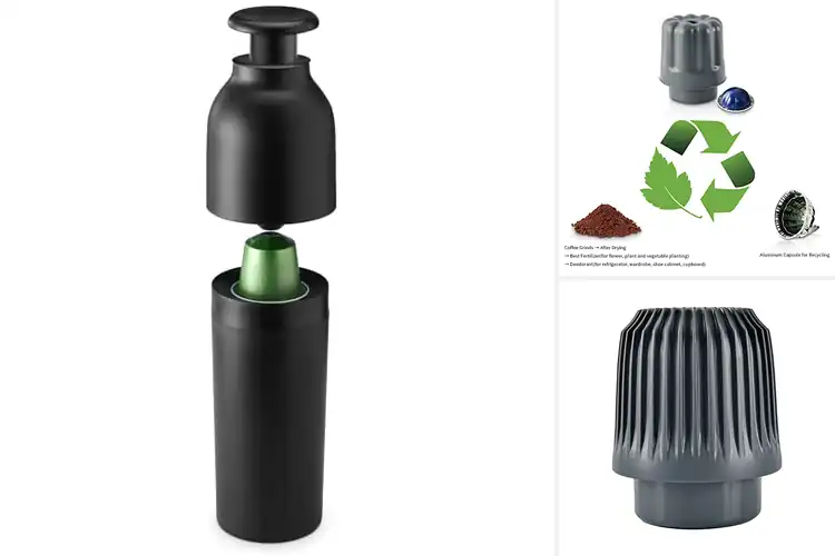 Detailed view of Best Aluminum Capsule Recycling Pods