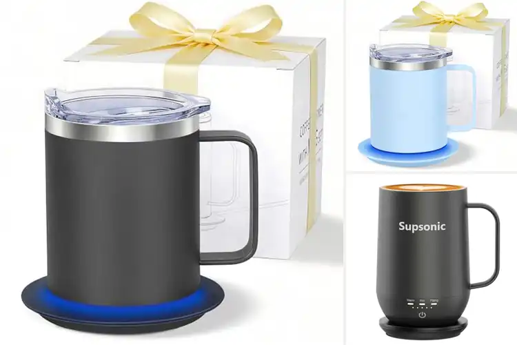 Detailed view of Best Auto Shutoff Self Heating Mug