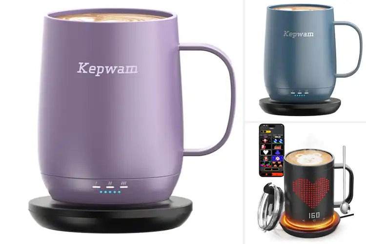 Detailed view of Best Battery Life Heated Mugs