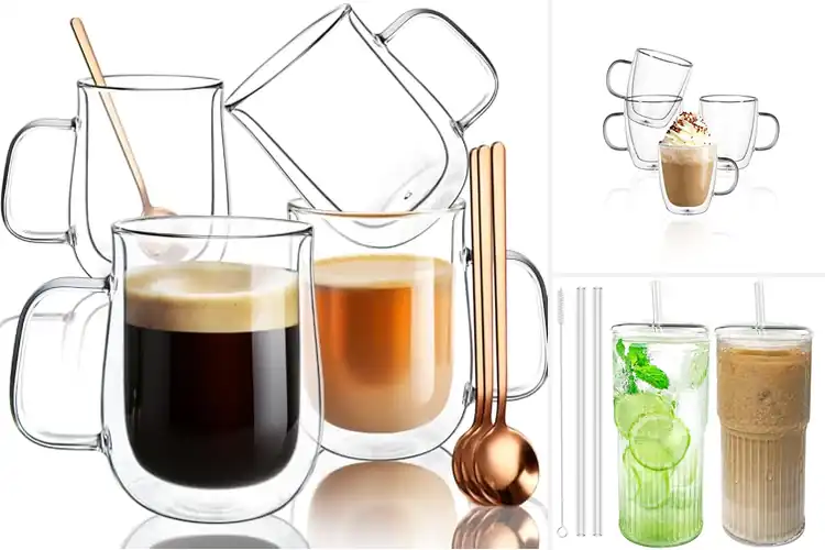 Detailed view of 10 Best Borosilicate Coffee Glasses for Café Vibes