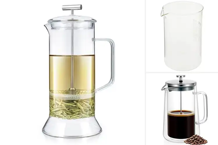 Detailed view of 10 Best Borosilicate Glass French Presses for Coffee Lovers