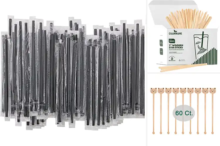 Detailed view of 10 Best Breakroom Stirrers for Spill-Free Sipping