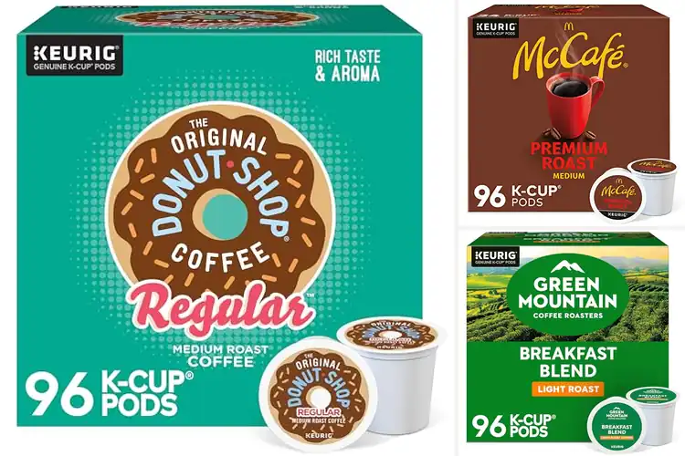 Detailed view of Best Bulk Coffee Pods 96 Count for Smooth Daily Sips