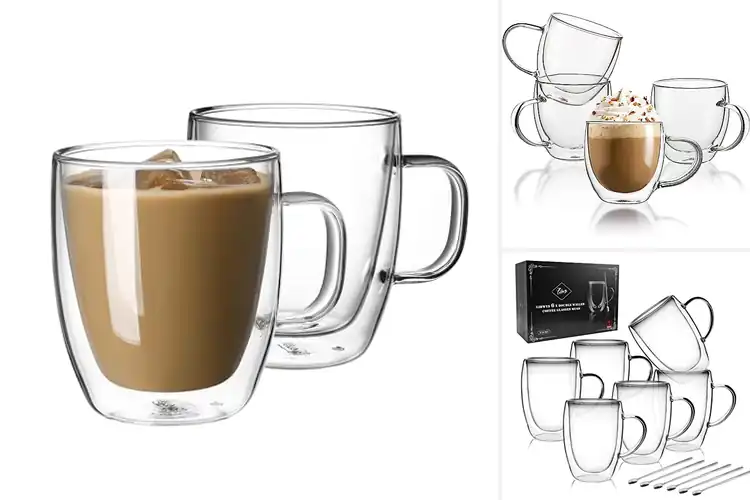Detailed view of 10 Best Cappuccino Glasses for Perfect Coffee Moments