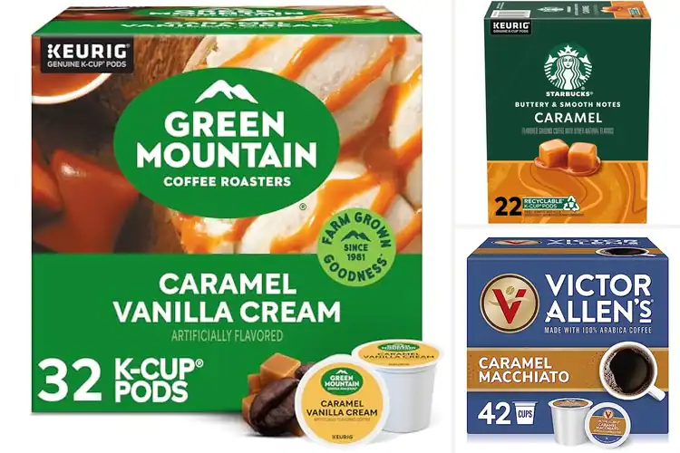Detailed view of Best Caramel Flavored Coffee Pods