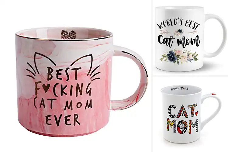 Detailed view of Best Cat Mom Mugs