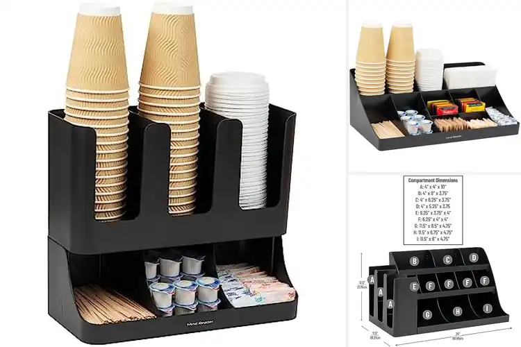 Detailed view of 10 Best Coffee Bar Organizers for a Clutter-Free Space