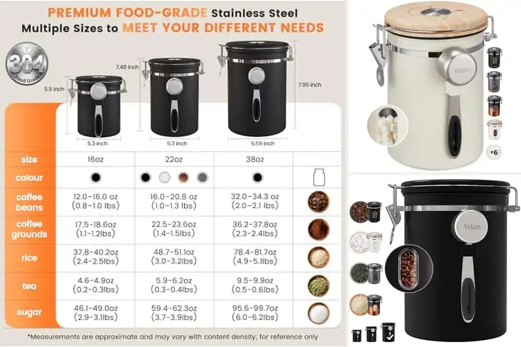 Detailed view of Top 10 Coffee Canisters for Freshness Lovers