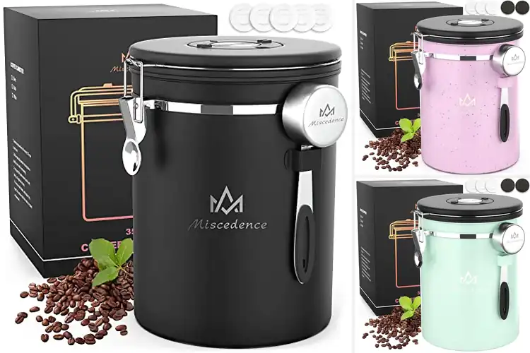 Detailed view of 10 Best Coffee Containers That Keep Beans Fresh Longer