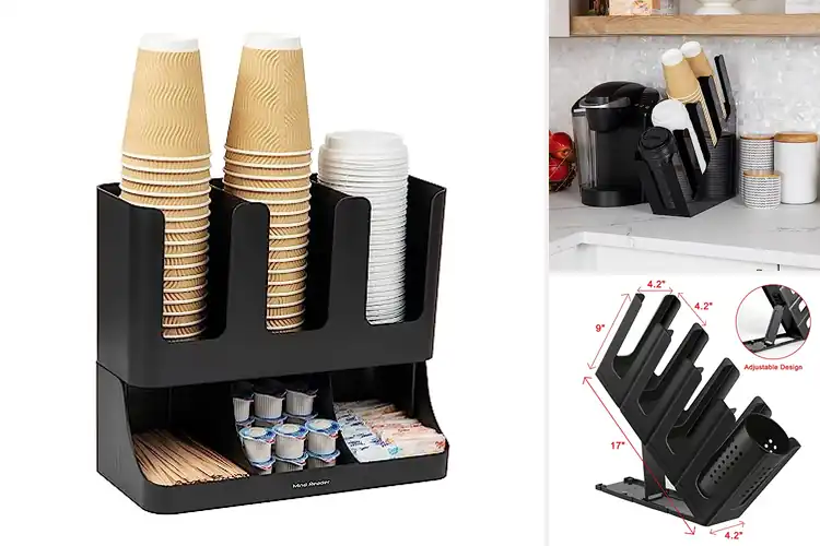 Detailed view of 10 Best Coffee Cup Dispensers for Easy, Tidy Access