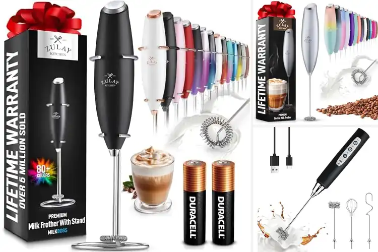 Detailed view of 10 Best Coffee Frothers for Perfect Home Lattes and Cappuccinos
