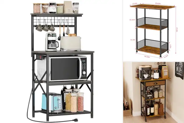 Detailed view of 10 Best Coffee Metal Stands for Stylish Storage