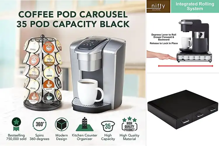Detailed view of 10 Best Coffee Pod Organizers for a Tidy Counter