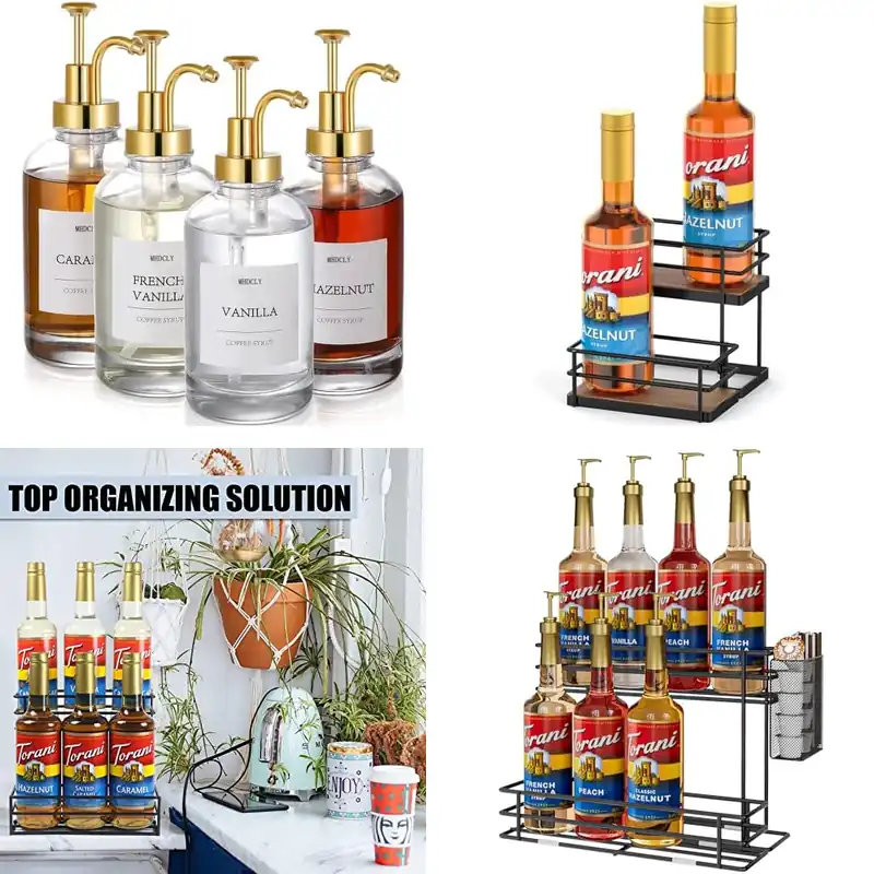 10 Best Coffee Syrup Organizer Sets to Declutter Fast