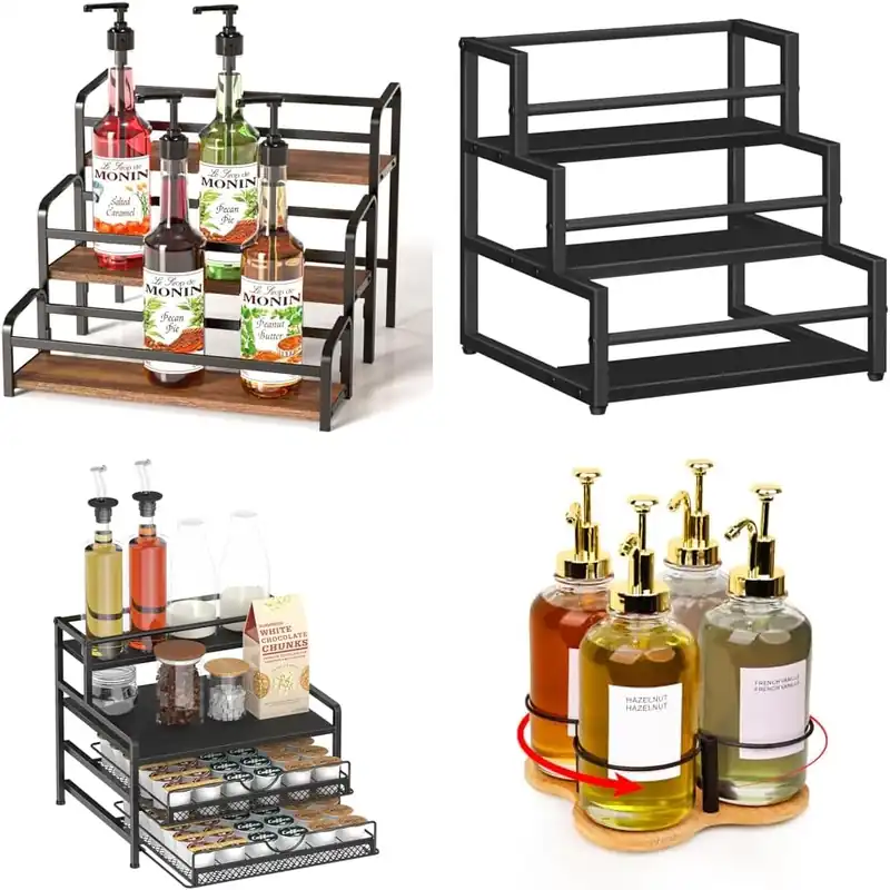 10 Best Coffee Syrup Rack Products to Declutter Your Space
