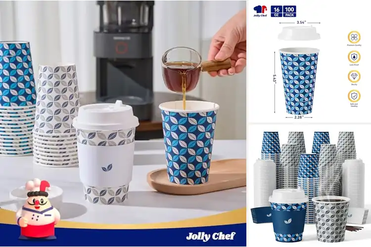 Detailed view of 10 Best Coffee To Go Cups for Hot, Spill-Free Sips
