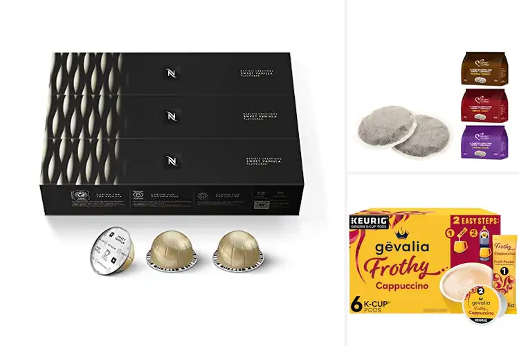 Detailed view of Best Creamy Texture Coffee Pods