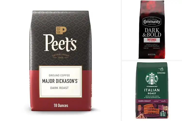 Detailed view of 10 Best Dark Roast Coffee Blends for Bold Flavors & Rich Aromas