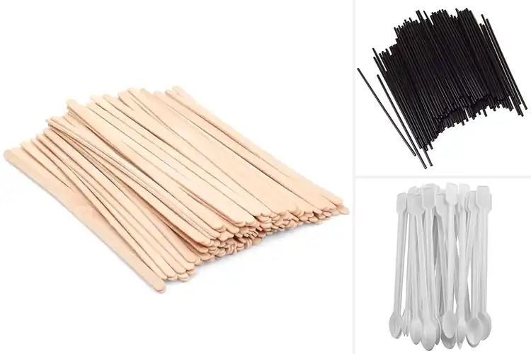 Detailed view of 10 Best Disposable Stirrers for Effortless Drink Mixing