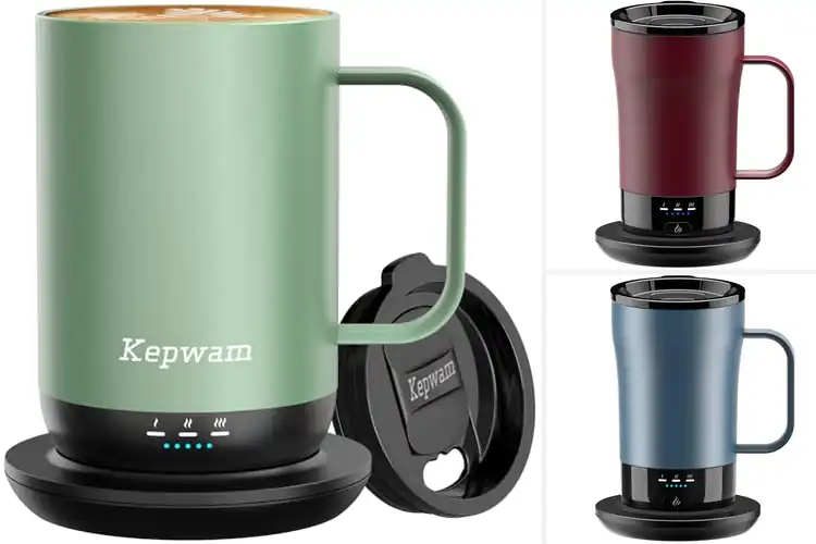 Detailed view of Best Easy One-Touch Self Heating Mug