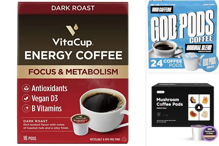Detailed view of 10 Best Energy Boost Coffee Pods: Jitter-Free Energy