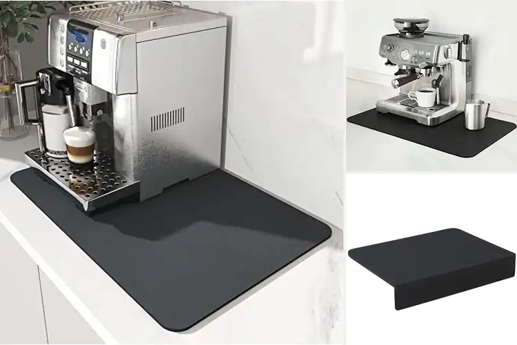 Detailed view of 10 Best Espresso Mats to Keep Counters Clean & Stylish