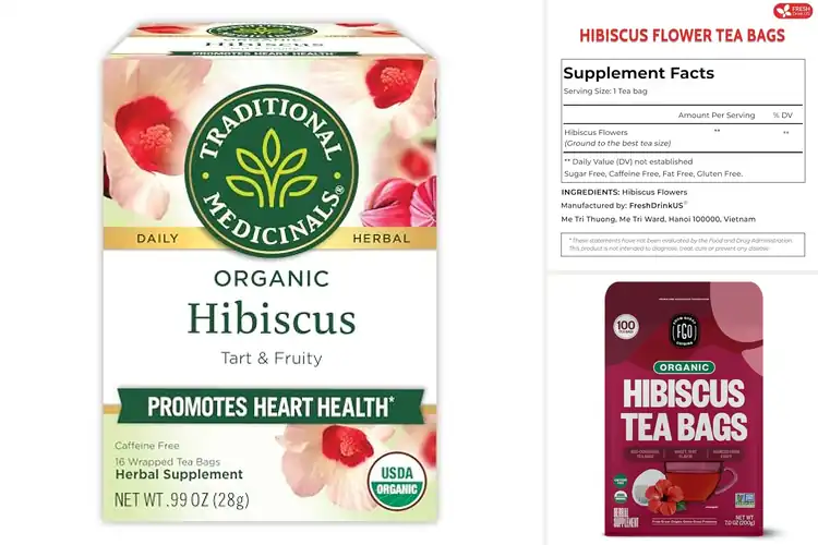Detailed view of 10 Best Hibiscus Teas to Brighten Your Day