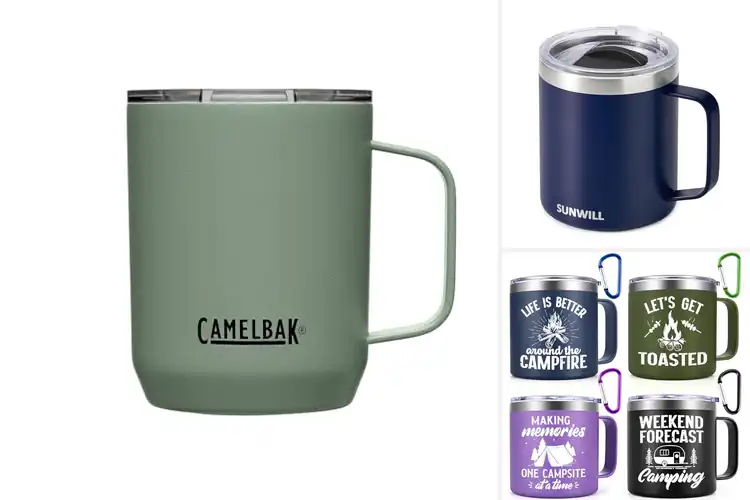 Detailed view of 10 Best Insulated Camp Mugs to Keep Drinks Hot or Cold All Day