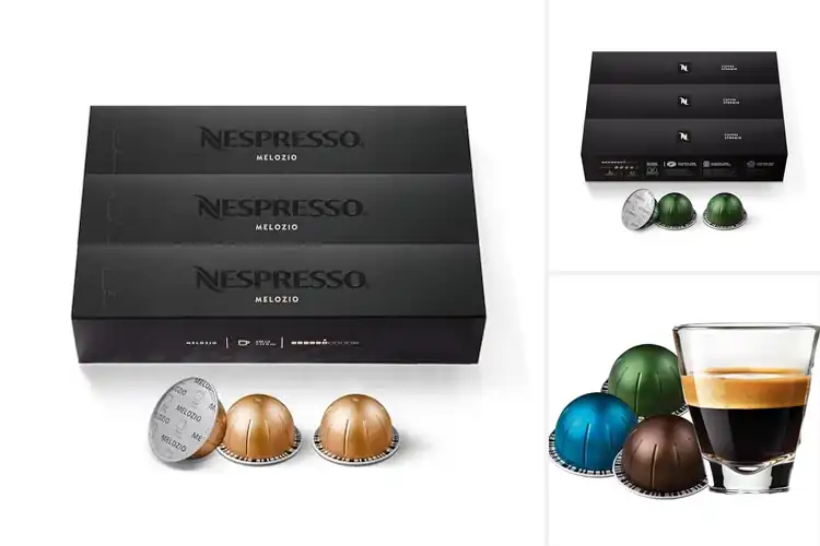 Detailed view of Best Intense Coffee Pods Stormio Odacio Melozio