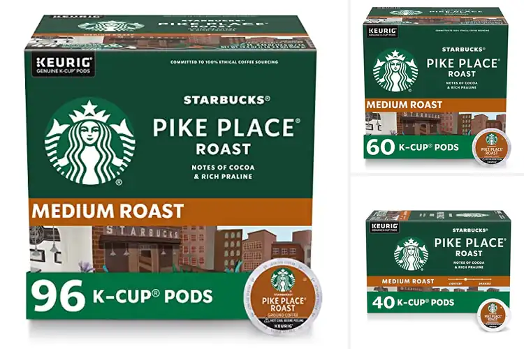 Detailed view of Best Keurig Compatible K-Cups Pike Place Roast