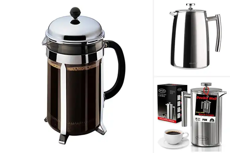 Detailed view of 10 Best Large Capacity French Presses for Perfect Coffee Moments
