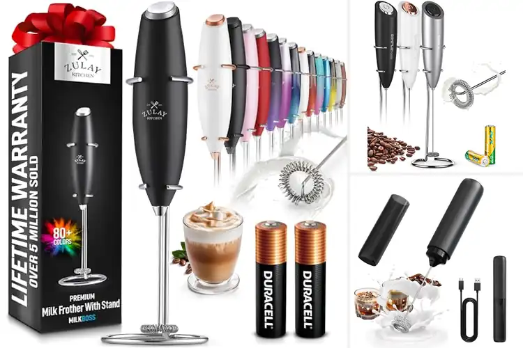 Detailed view of 10 Best Latte Frothers for Perfect Foam