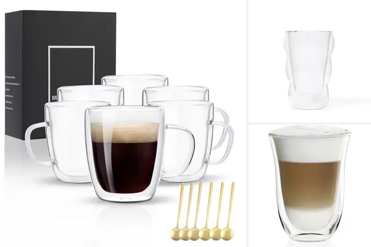 Detailed view of 10 Best Latte Glasses for Stylish Coffee Moments