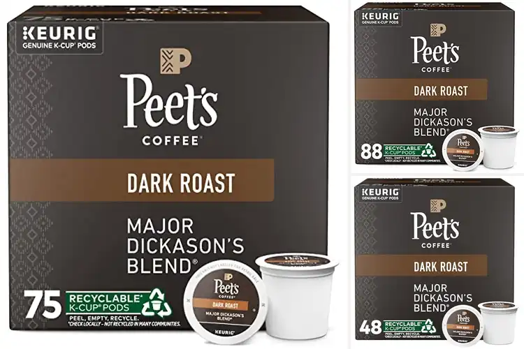 Detailed view of Major Dickason’s Blend K-Cups: Your Boldest Brew Awaits