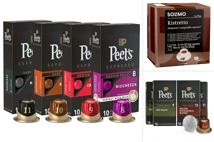 Detailed view of 10 Best Medium and Dark Roast Coffee Capsules: Bold Flavor Boosts