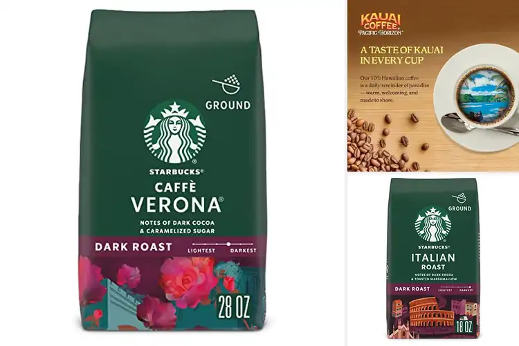 Detailed view of 10 Best Medium and Dark Roast Coffee: Rich Flavors & Energy