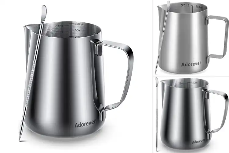 Detailed view of 10 Best Milk Frothing Pitchers for Perfect Creamy Foam