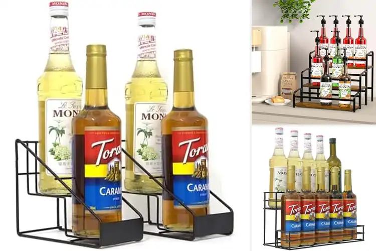 Detailed view of 6 Best Monin Syrup Organizers for a Neat Coffee Bar