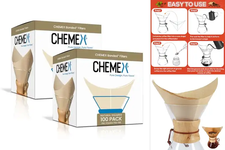 Detailed view of Best Natural Square Coffee Filters