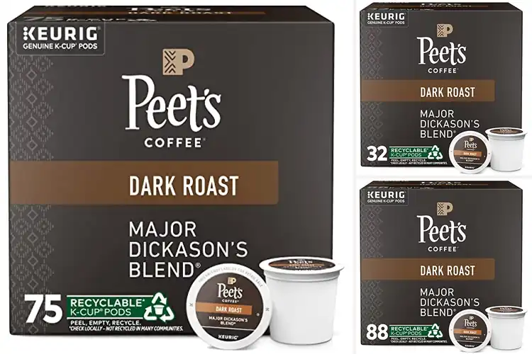 Detailed view of 10 Best PeetS Major DickasonS Blend Pods for Bold, Eco Brews