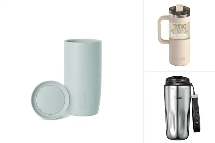 Detailed view of Best Premium Ceramic Coated Stainless Steel Mug