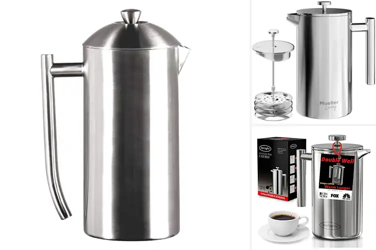 Detailed view of 10 Best Sediment Free French Presses for Perfect Coffee