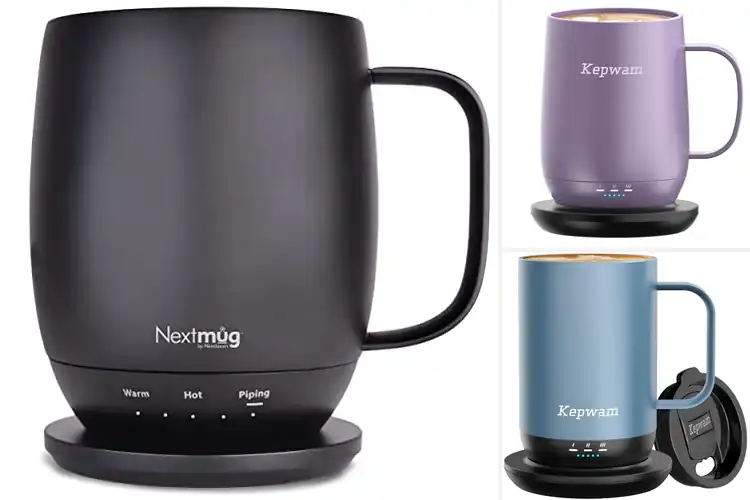 Detailed view of 10 Best Self-Heating Coffee Mugs: Always Hot & Fresh