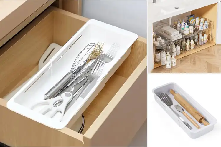 Detailed view of Best Sliding Drawer Organizers