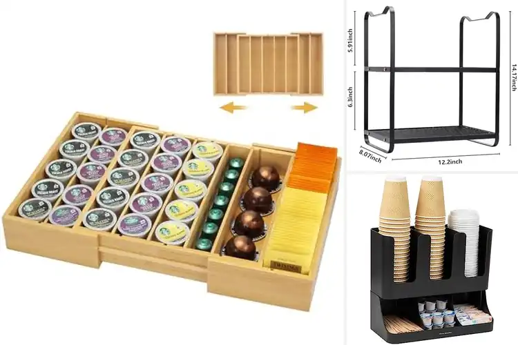 Detailed view of 10 Best Space-Saving Coffee Organizers for a Tidy Counter