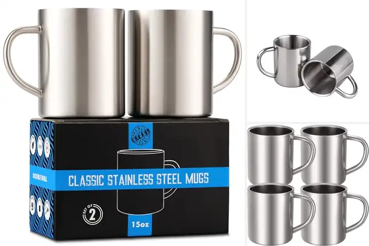 Detailed view of 10 Best Stainless Steel Mugs to Keep Drinks Hot or Cold All Day