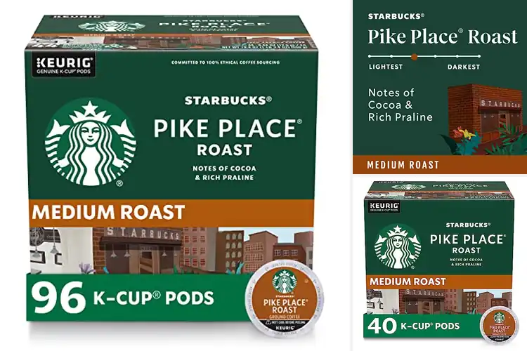 Detailed view of 10 Best Starbucks Pike Place Roast K-Cups: Morning Boost Delight