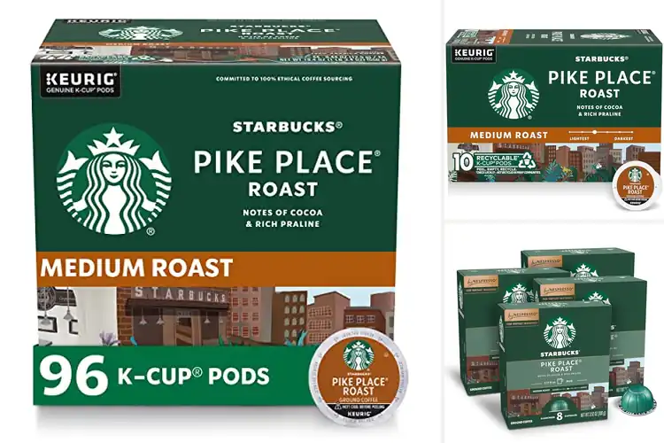 Detailed view of 10 Best Starbucks Pike Place Roast Pods for Cozy Mornings