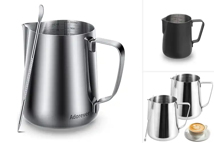 Detailed view of Best Steaming Pitchers: Top 10 for Perfect Lattes & Art